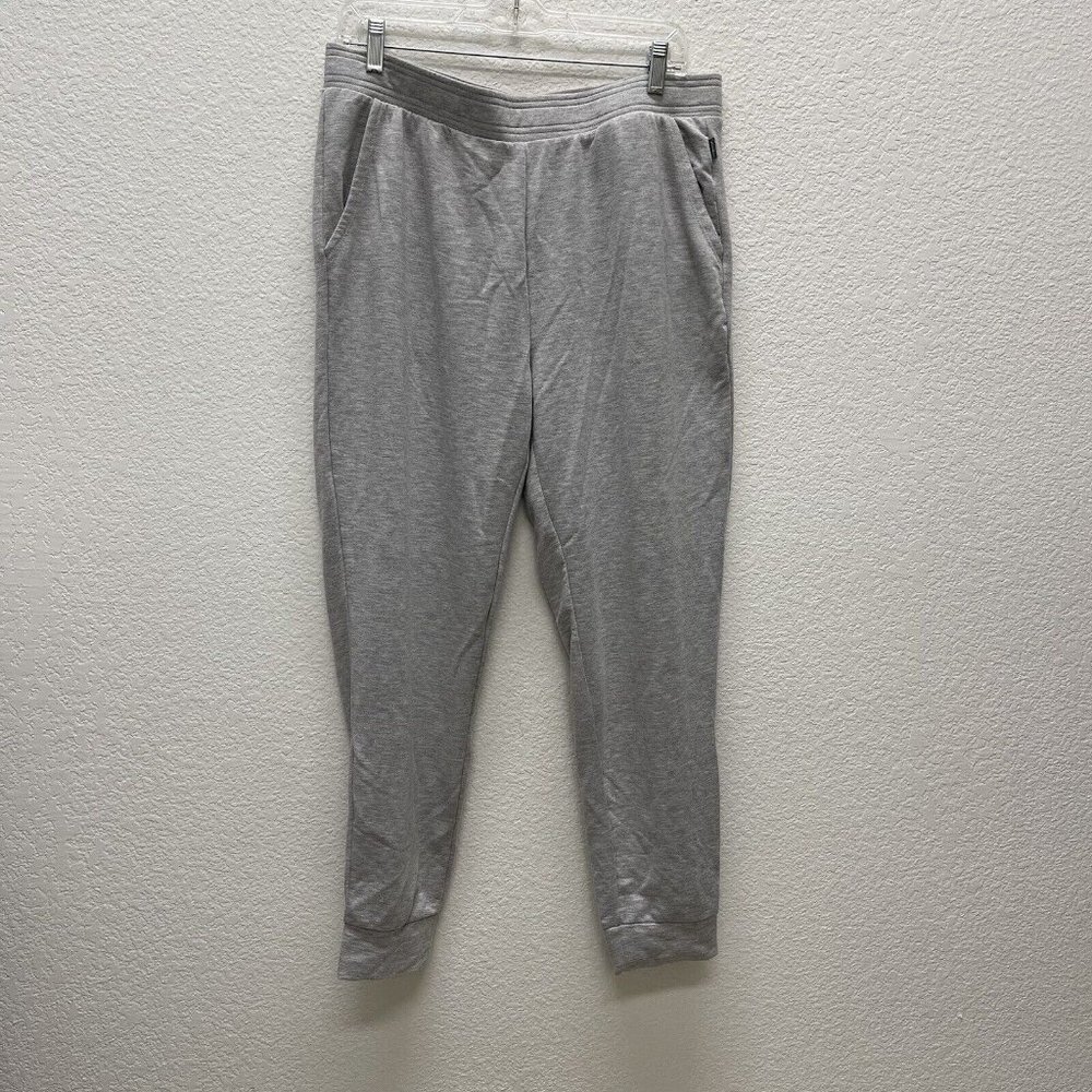 Eddie Bauer Lounge Pants Women’s L GRAY Jogger Lightweight Pull On Stretch Cozy